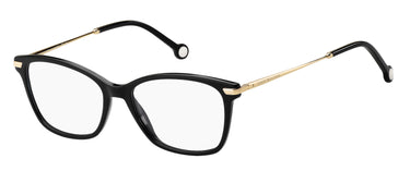 Premium Women Tommy Hilfiger Eyeglasses: TH 1839 - Black - SpecSMART Eye Clinic (Diagonal View)